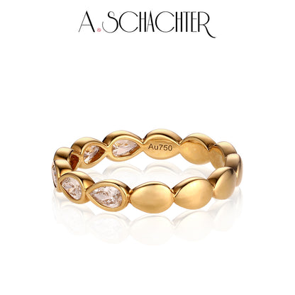 Infinity Pear Band（0.52 ct. Pear cut)