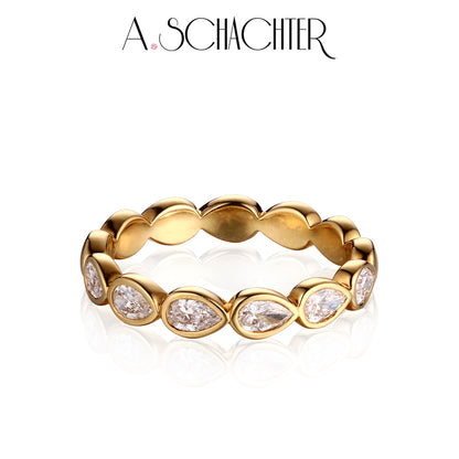 Infinity Pear Band（0.52 ct. Pear cut)