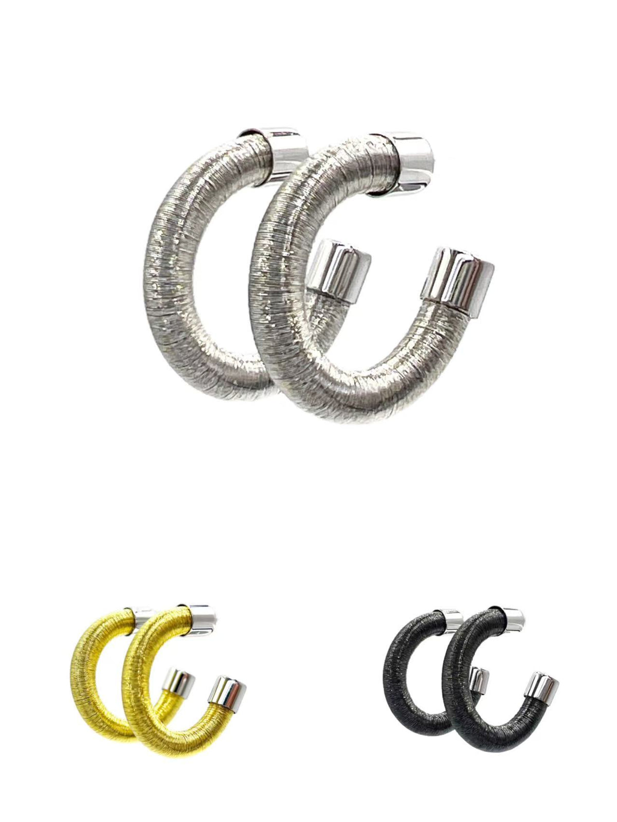 Noir & Lumière Luna Hoops