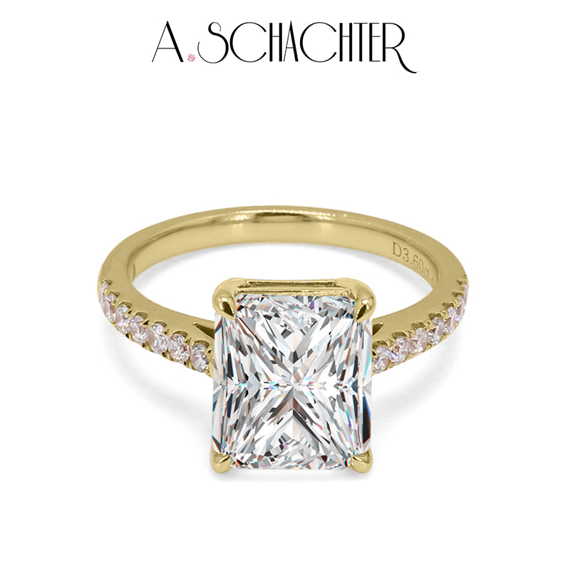 Prism Aurora Radiant Ring（3.6 ct. Radiant cut)