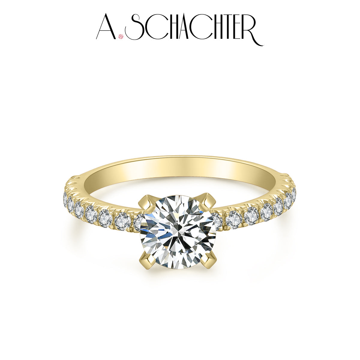 Sparkle Classic Round Solitaire Diamond Ring  (1.09 ct / E / VVS2 . Round cut)