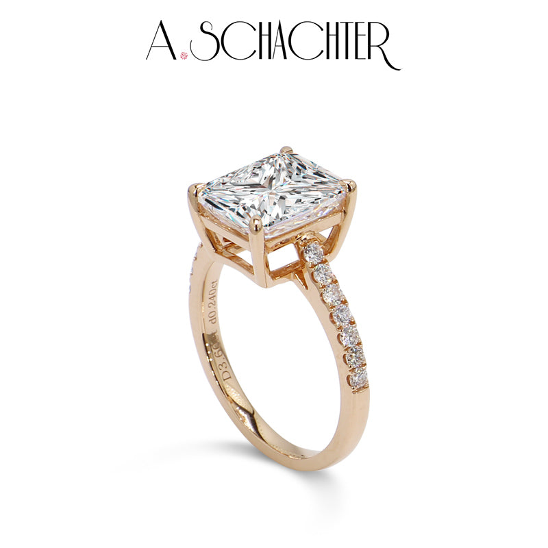 Prism Aurora Radiant Ring（3.6 ct. Radiant cut)