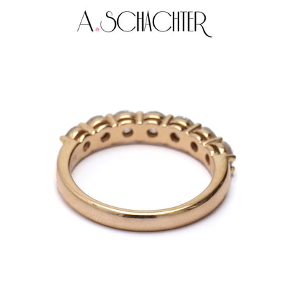 Classic Radiance Diamond Eternity Band （0.1 ct * 7. Round cut)