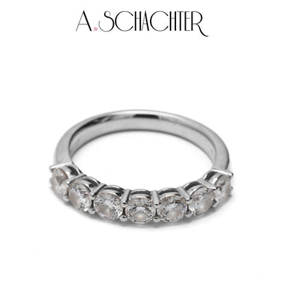 Classic Radiance Diamond Eternity Band （0.1 ct * 7. Round cut)