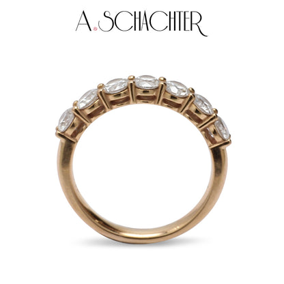 Classic Radiance Diamond Eternity Band （0.1 ct * 7. Round cut)