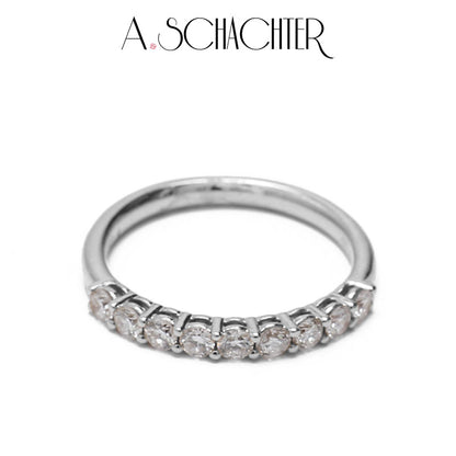 Classic Radiance Diamond Eternity Band （0.05 ct * 9. Round cut)