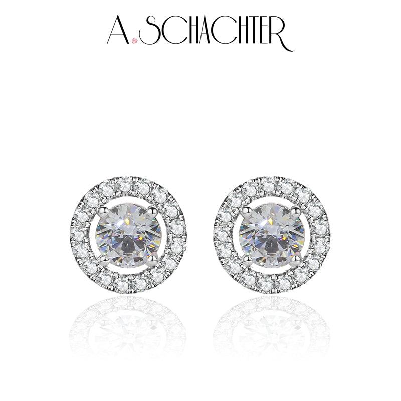 Noir & Lumière Duo — White （1 ct. Round cut)